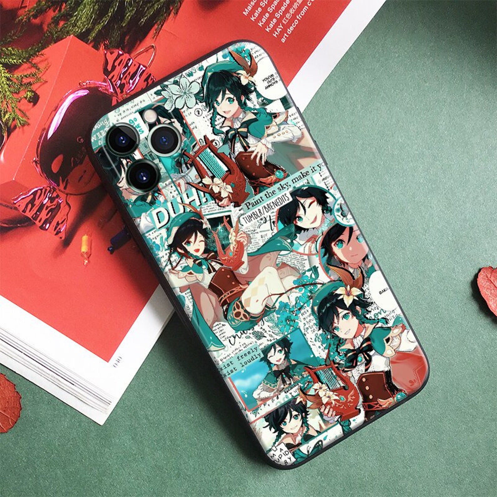 Genshin Impact Venti Phone Case Anime Gifts | Etsy